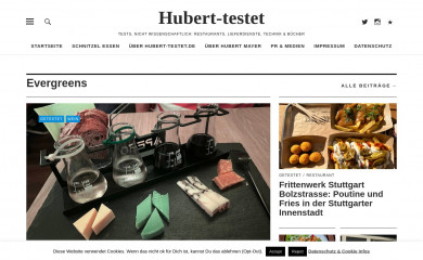 hubert-testet.de screenshot