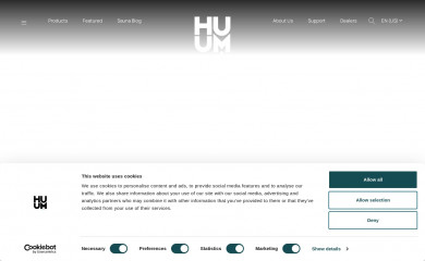 huumsauna.com screenshot