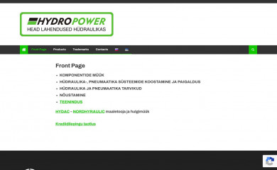 hydropower.ee screenshot