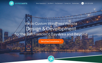 hyperarts.com screenshot