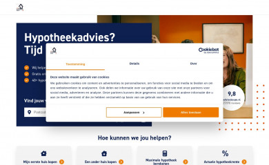 hypotheekshop.nl screenshot