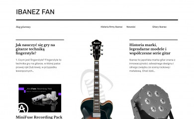 ibanez.com.pl screenshot