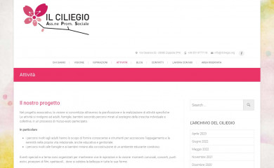 ilciliegio.org screenshot