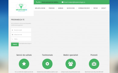 implantologie.ro screenshot