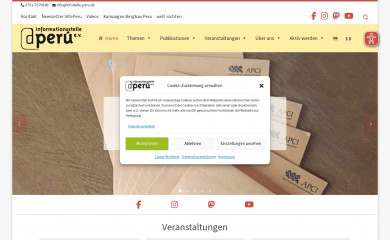 infostelle-peru.de screenshot