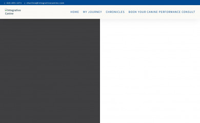 integrativecanine.com screenshot