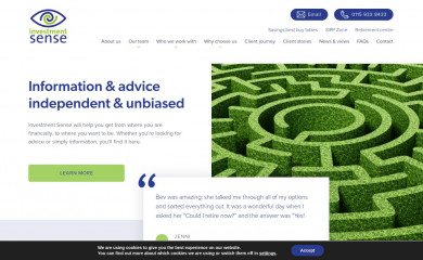investmentsense.co.uk screenshot