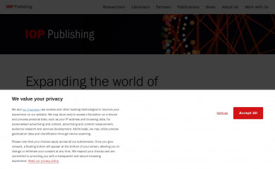 ioppublishing.org screenshot