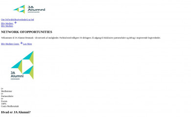 jaalumni.dk screenshot