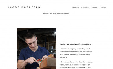 jacobdorpfeld.com screenshot