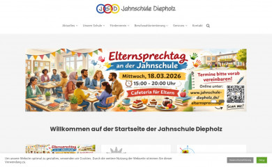 jahnschule-diepholz.de screenshot