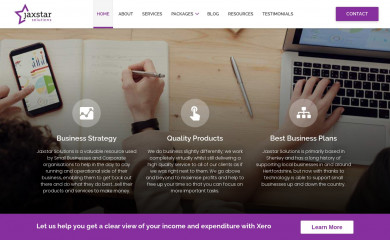 jaxstarsolutions.co.uk screenshot