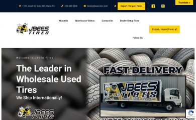 jbeestires.com screenshot