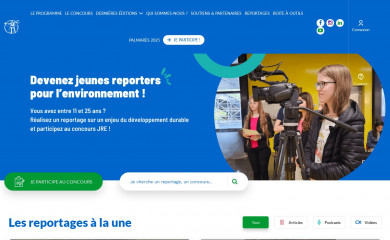 jeunesreporters.org screenshot