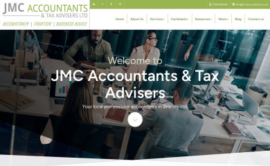 jmcaccountants.co.uk screenshot