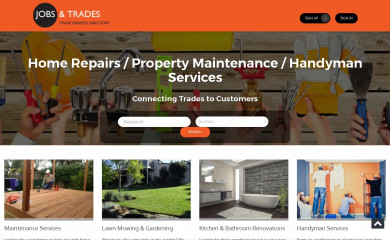 jobsandtrades.com.au screenshot