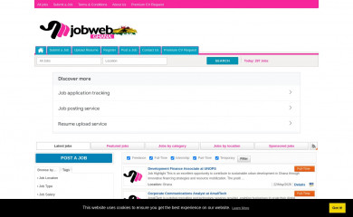jobwebghana.com screenshot