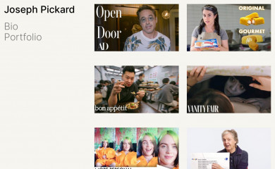 josephpickard.com screenshot