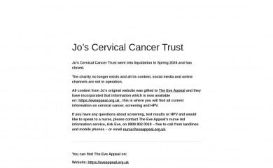 jostrust.org.uk screenshot