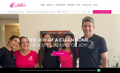 joyofcleaningfl.com screenshot