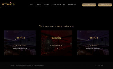 jumeirarestaurant.co.uk screenshot