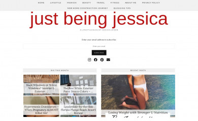 justbeingjessica.com screenshot