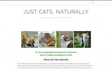 justcatsnaturally.com screenshot