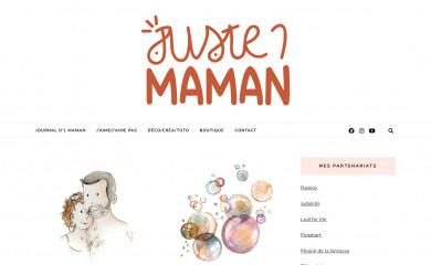 juste1maman.fr screenshot
