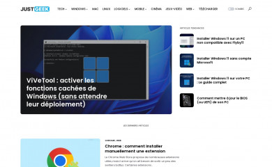 justgeek.fr screenshot