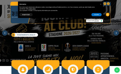 juventusclubsantaflavia.it screenshot