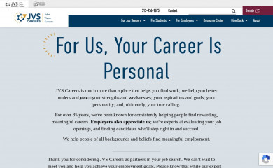 jvscareers.org screenshot