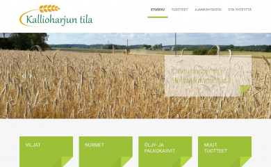 kallioharjuntila.fi screenshot