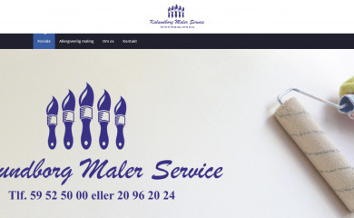 kalundborgmalerservice.dk screenshot