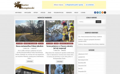 kampinoski.eu screenshot