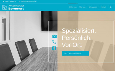 kanzlei-bommert.de screenshot