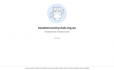 karaleecountryclub.org.au screenshot