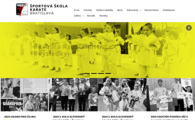 karate-bratislava.sk screenshot