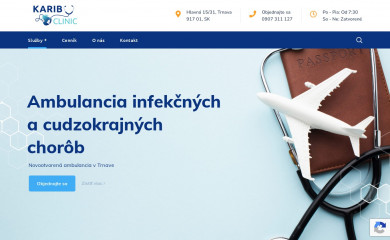 karibuclinic.sk screenshot