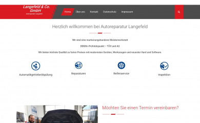 kfz-langefeld.de screenshot