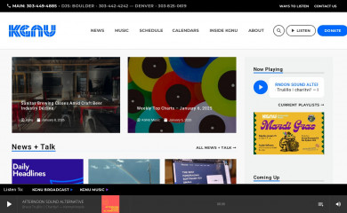 kgnu.org screenshot