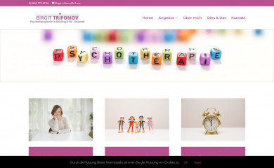 kinderpsychotherapie-moedling.at screenshot