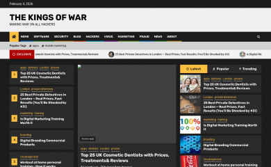 kingsofwar.org.uk screenshot