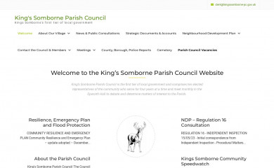kingssomborne-pc.gov.uk screenshot