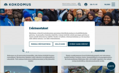 kokoomus.fi screenshot