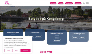 kongsbergboligbyggelag.no screenshot