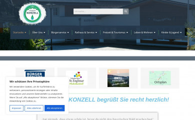 konzell.de screenshot