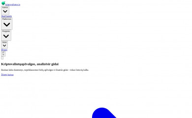 kriptovaliutos.io screenshot