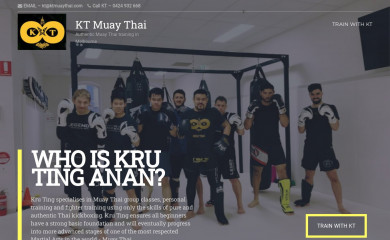 ktmuaythai.com screenshot