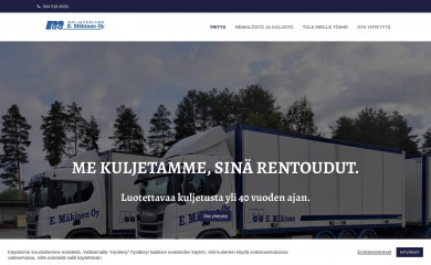 kuljetusmakinen.fi screenshot