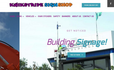 kwikstripe.com.au screenshot